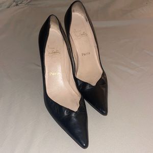 Authentic LouBoutin Black Pumps